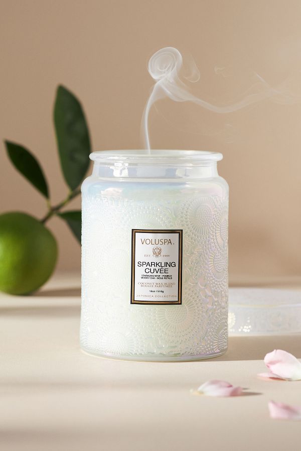 Slide View: 2: Voluspa Japonica Sparkling Cuvée Glass Jar Candle​