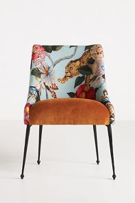 Slide View: 2: Bara Velvet Elowen Chair