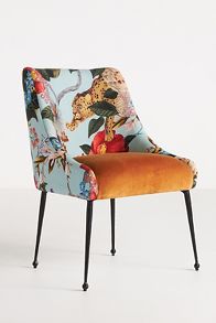 Slide View: 3: Bara Velvet Elowen Chair