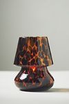 Thumbnail View 2: Cheena Woody Ambered Topaz Glass Mushroom Lamp Candle