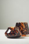 Thumbnail View 1: Cheena Woody Ambered Topaz Glass Mushroom Lamp Candle