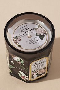 Slide View: 4: Apothecary 18 Floral Night Gardenia Small Glass Candle