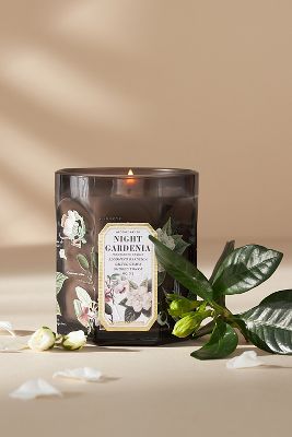 Petite bougie dans un bocal en verre Night Gardenia Apothecary 18