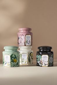 Slide View: 2: Apothecary 18 Floral Night Gardenia Ceramic Jar Candle