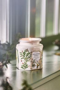 Slide View: 1: Apothecary 18 Woody Sandalwood Vanilla Ceramic Jar Candle