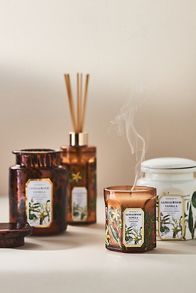 Slide View: 3: Apothecary 18 Woody Sandalwood Vanilla Glass Jar Candle