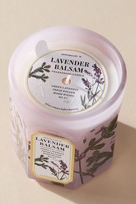 Slide View: 5: Apothecary 18 Fresh Lavender Balsam Small Glass Candle