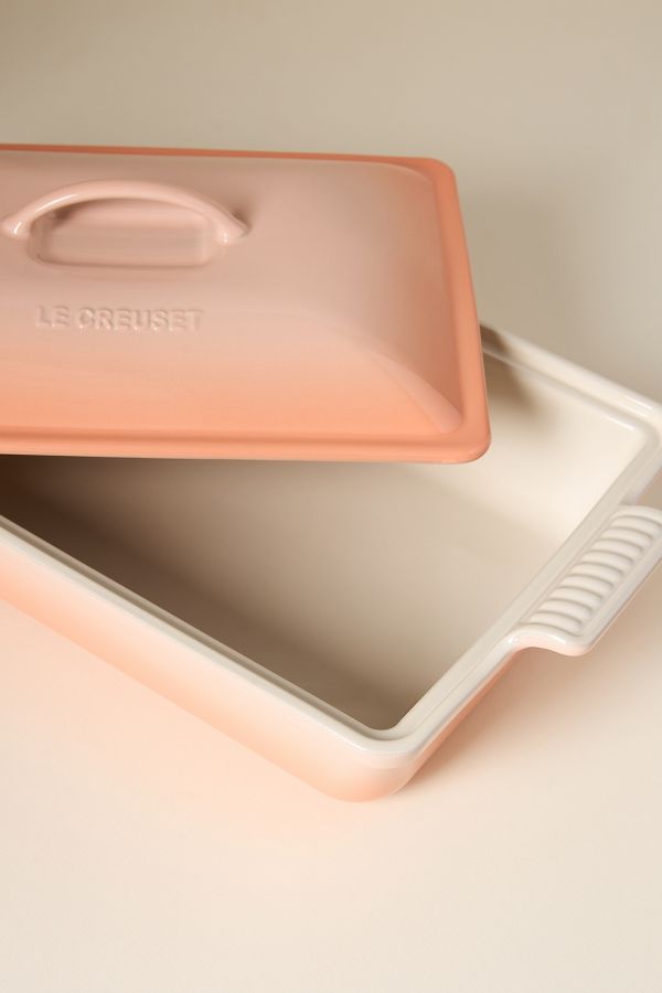 Slide View: 2: Le Creuset 4 QT Heritage Rectangular Covered Casserole