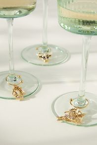 Slide View: 2: Joanna Buchanan Zodiac Wine Charms, Set of 12