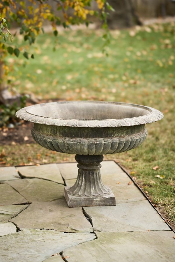 Slide View: 2: Cast Iron Urn Planter