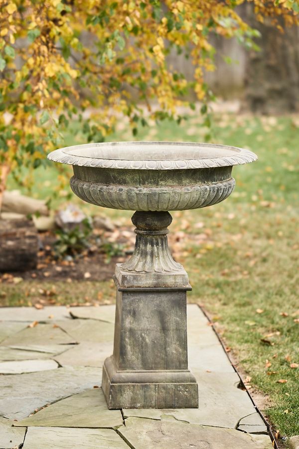 Slide View: 4: Cast Iron Urn Planter