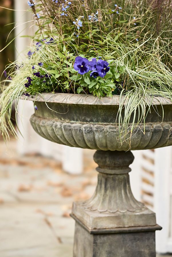 Slide View: 1: Cast Iron Urn Planter