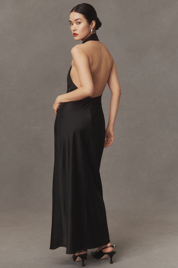 Slide View: 3: Significant Other Darcy Backless Halter Dress