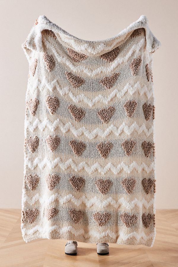 Slide View: 1: Faye Knit Throw Blanket