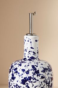 Slide View: 2: Vietri Amalfitana Splatter Olive Oil Bottle