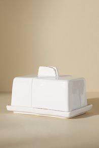 Slide View: 1: Vietri Lastra Butter Dish