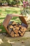 Thumbnail View 1: Weathering Steel Hexagon Log Holder