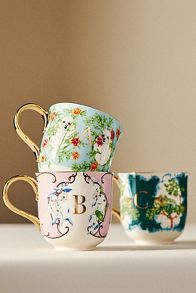 Slide View: 4: Lou Rota Nature Table Monogram Mug