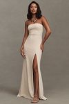 Thumbnail View 1: BHLDN Adalynn Strapless Stretch Crepe Maxi Gown