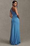 Thumbnail View 2: BHLDN Hallie One-Shoulder Stretch Crepe Maxi Gown