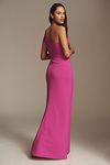 Thumbnail View 3: BHLDN Hallie One-Shoulder Stretch Crepe Maxi Gown