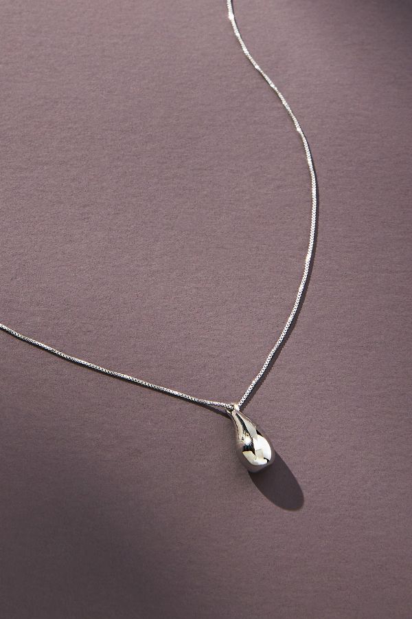 Slide View: 2: Teardrop Pendant Necklace