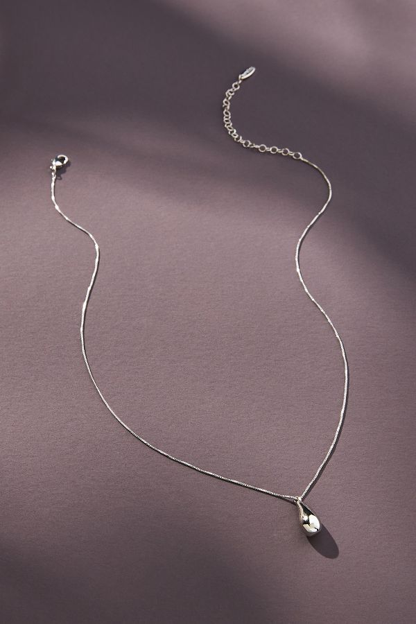 Slide View: 1: Collier Pendentif Larme