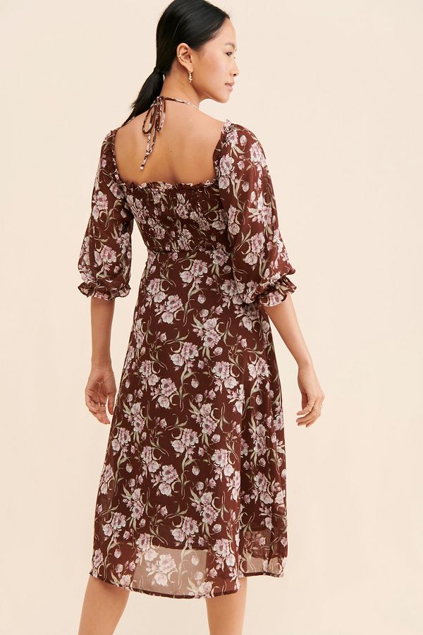 Slide View: 2: ASTR the Label Cinched Floral Dress