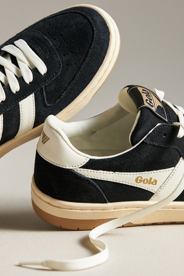 Slide View: 3: Gola Hawk Suede Sneakers