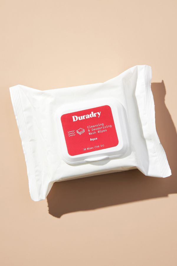 Slide View: 1: Duradry Cleansing & Deodorizing Wash Wipes