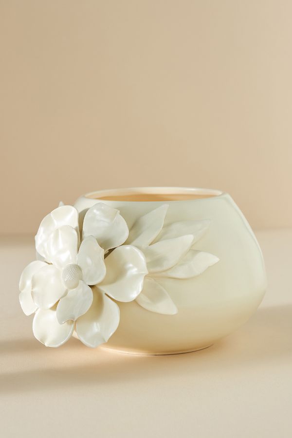 Vista diapositiva: 1: Anelise Floral Night Gardenia Candela in Ceramica