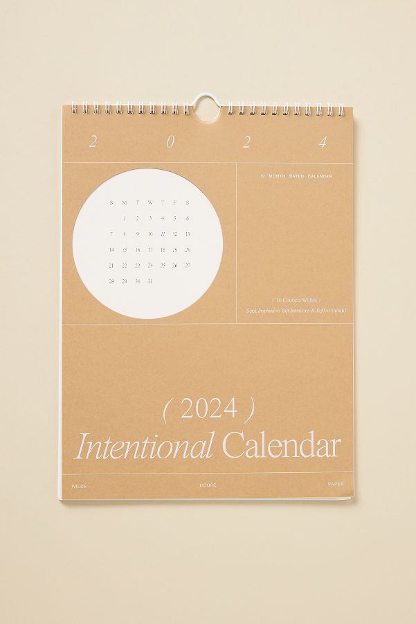 Slide View: 1: Intentional Calendar 2024