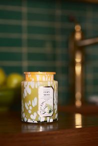 Slide View: 1: Apothecary 18 Fresh Fern Moss Glass Jar Candle