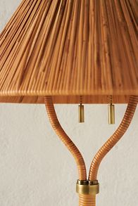 Slide View: 4: Delphine Rattan Table Lamp