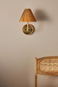 Slide View: 2: Delphine Rattan Sconce