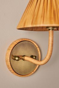 Slide View: 4: Delphine Rattan Sconce