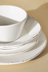 Slide View: 2: Vietri Lastra 4-Piece Place Setting