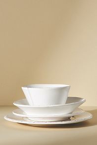 Slide View: 1: Vietri Lastra 4-Piece Place Setting