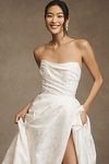 Thumbnail View 2: Wtoo by Watters Phoebe Strapless Draped A-Line Wedding Gown