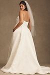 Thumbnail View 7: Wtoo by Watters Phoebe Strapless Draped A-Line Wedding Gown