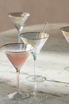 Thumbnail View 1: Zaza Lustered Martini Glasses, Set of 4