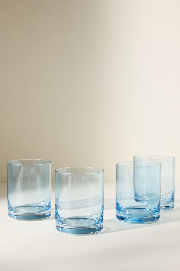 Slide View: 3: Morgan Double Old Fashioned Glasses, Set of 4