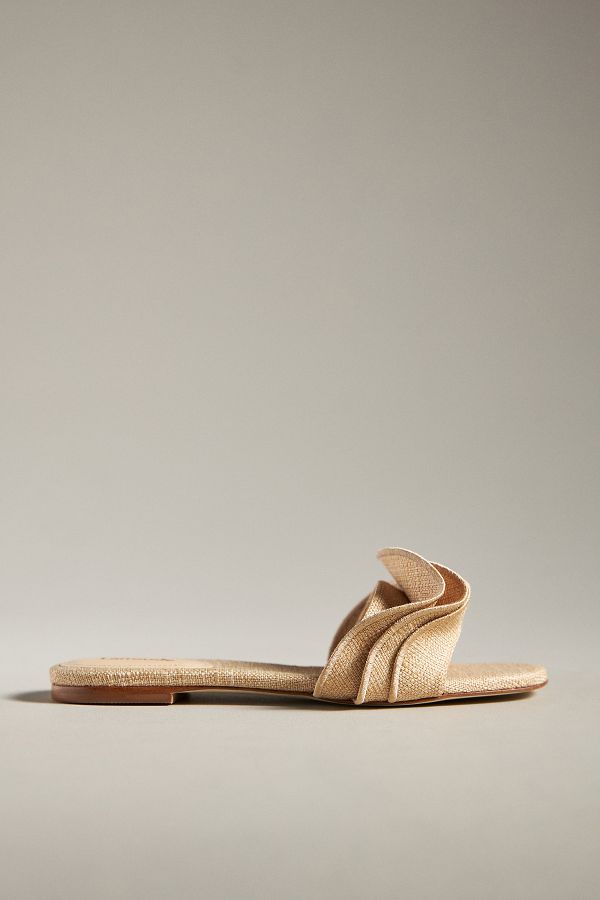 Slide View: 1: Larroudé Ivy Ruffle Flats