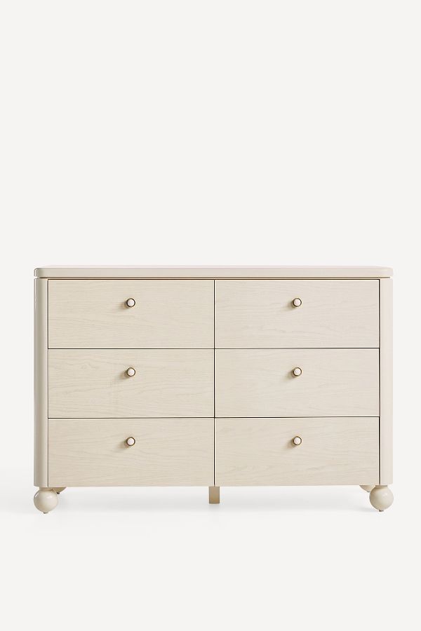 Slide View: 1: Tasha Six-Drawer Dresser