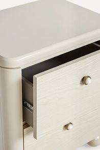 Slide View: 3: Tasha Two-Drawer Nightstand