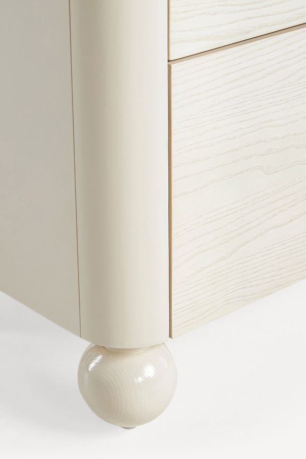 Slide View: 4: Tasha Two-Drawer Nightstand