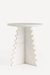 Thumbnail View 1: Scalloped Marble Top Side Table