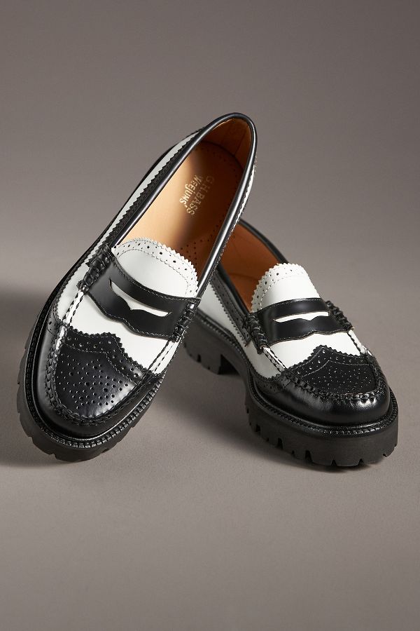 Slide View: 2: G.H.Bass Weejuns® Whitney Brogue Loafers