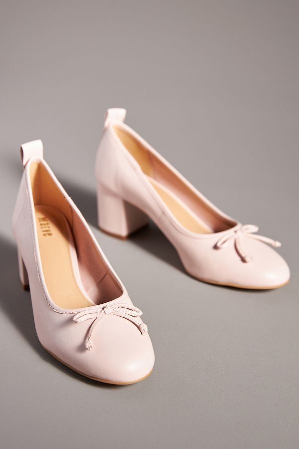 Slide View: 2: Maeve Heeled Ballet Pumps