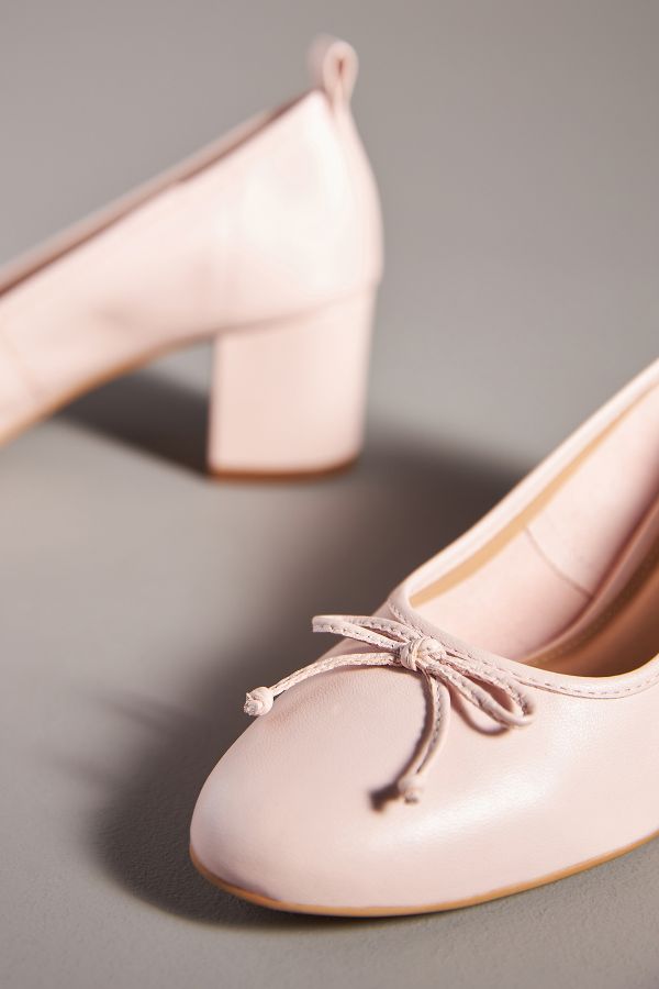 Slide View: 3: Maeve Heeled Ballet Pumps